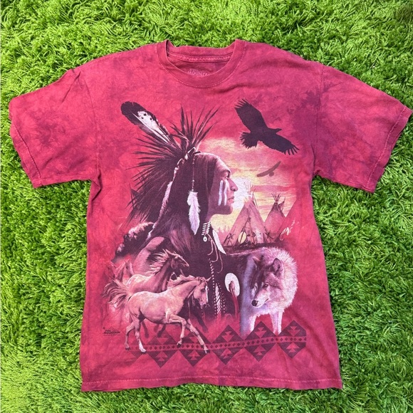 Vintage ‘08 Native American Graphic T shirt - Picture 1 of 4
